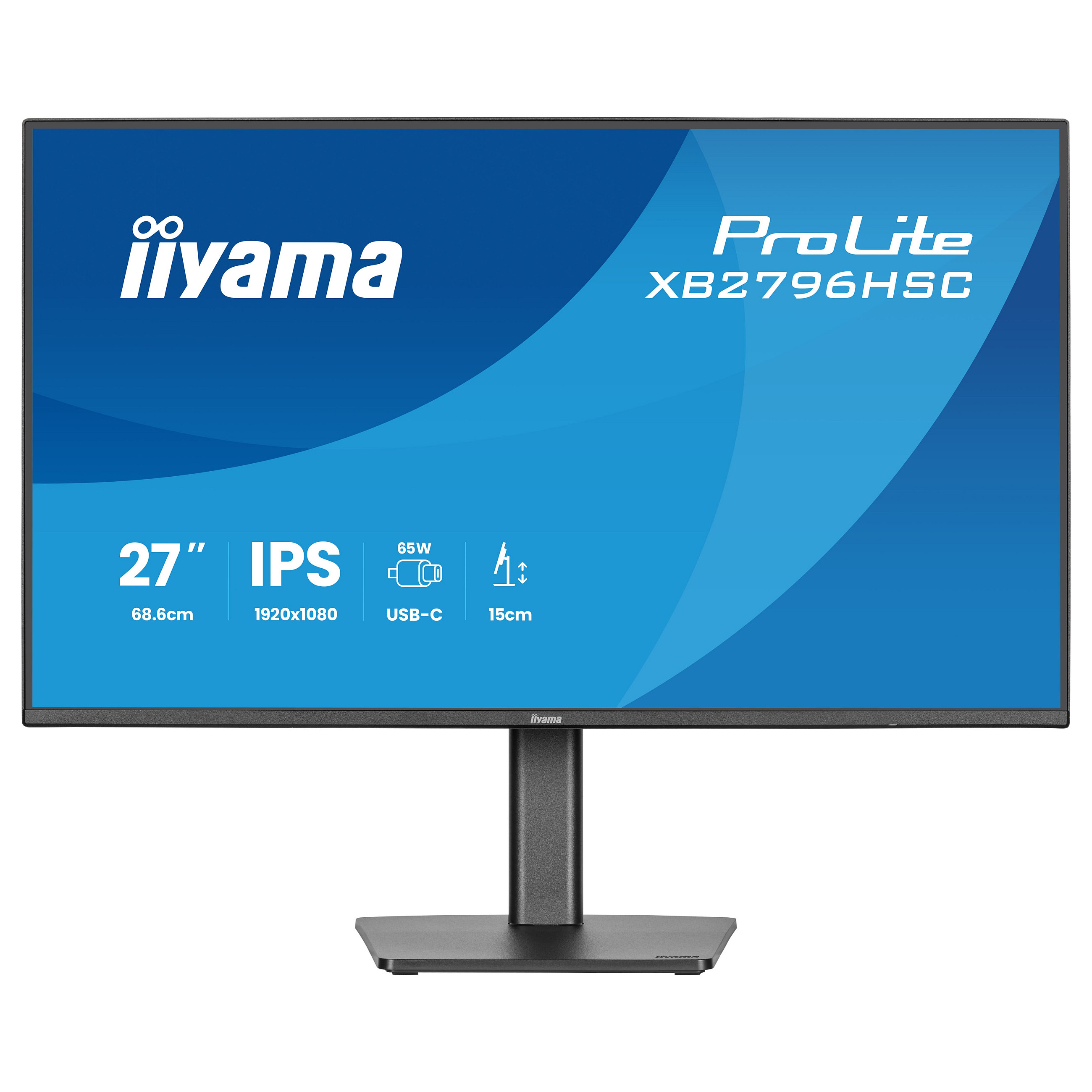 Monitor iiyama ProLite XB2796HSC-B1 / 27" / Full HD IPS / 144Hz / 3ms / HDMI+USB-C - Zezë