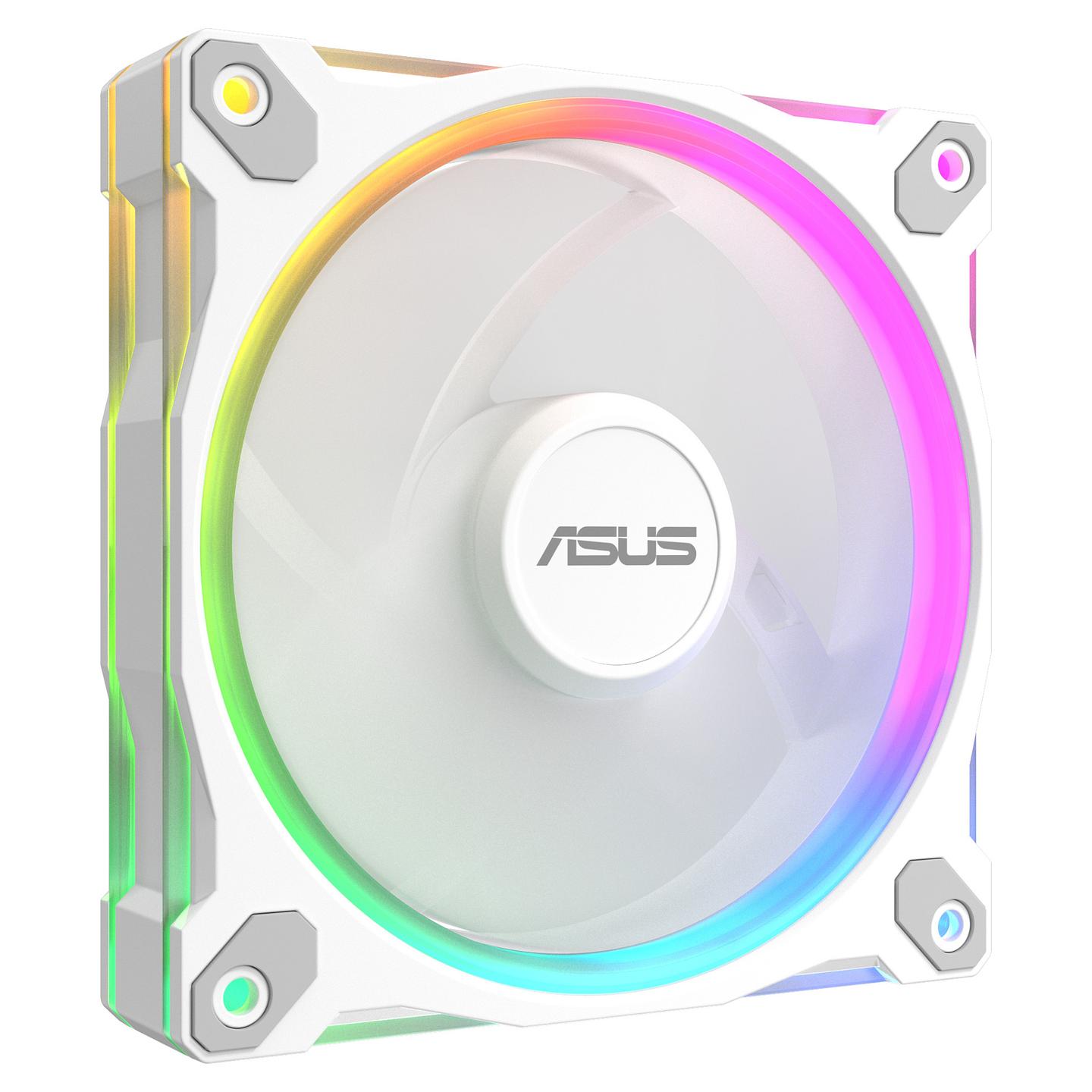 Ftohës për Kasë 120mm ASUS Prime MR120 ARGB Reverse 3-Pack – Bardhë - 7