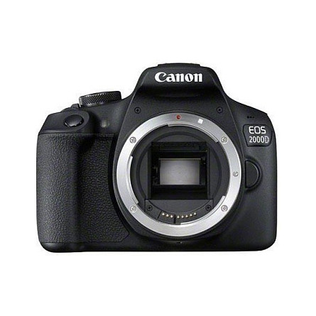 Kamerë DSLR Canon EOS 2000D / 24.1MP / EF-S 18-55mm F3.5-5.6 III / Full HD / Wi-Fi / NFC - Zezë - 2