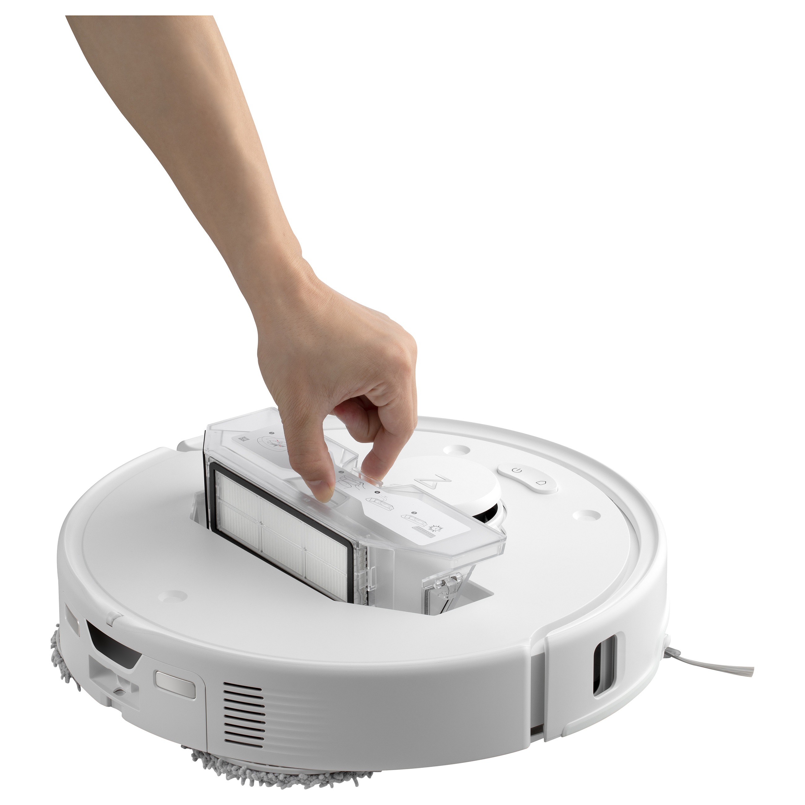 Fshesë Robotike Qrevo Edge 5V1 with multifunction docking station 3.0 - Bardhë - 13