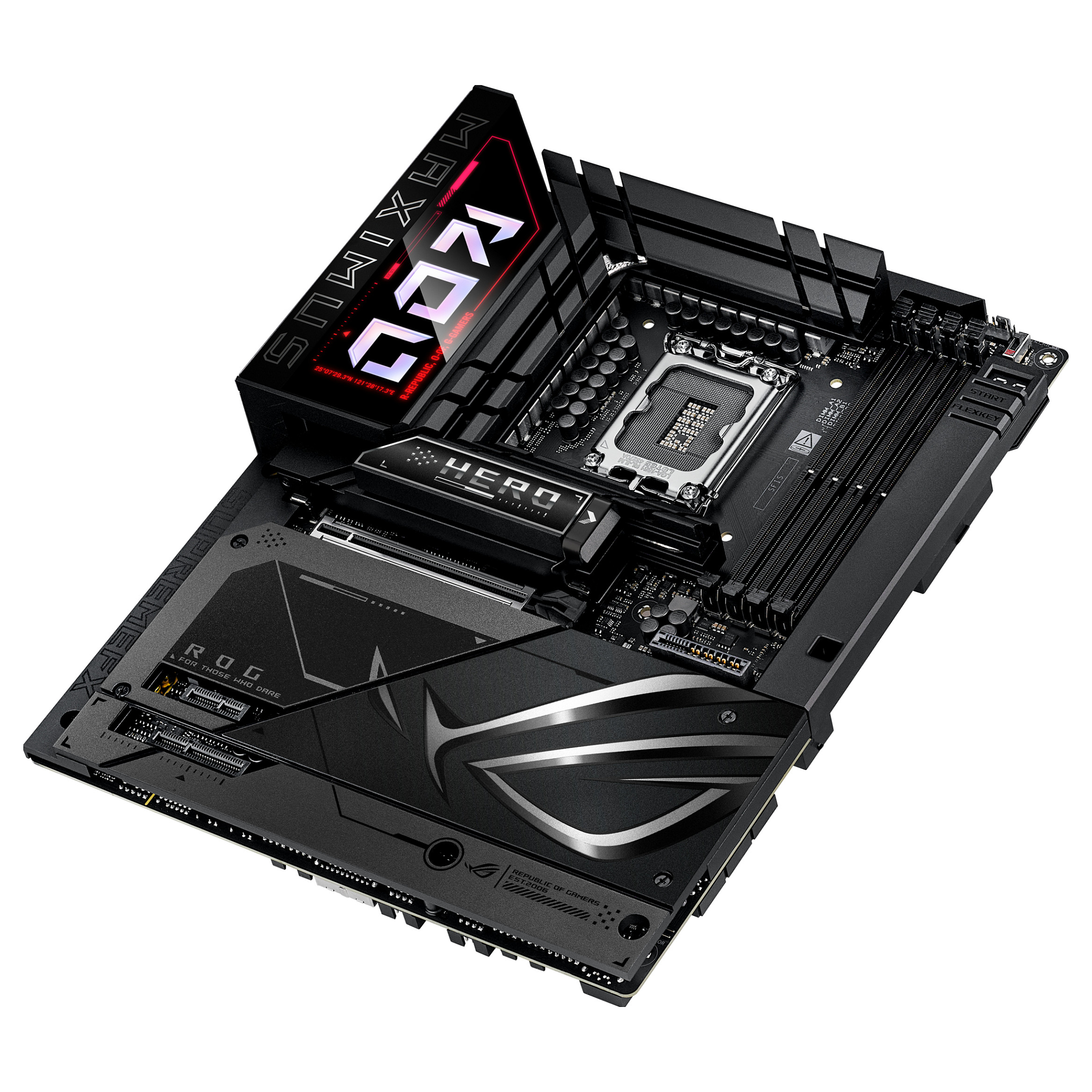 Pllakë Amë MB Intel ASUS ROG MAXIMUS Z890 HERO BTF / Intel Socket 1851 / DDR5 / ATX / HDMI+Thunderbolt 4 - 5