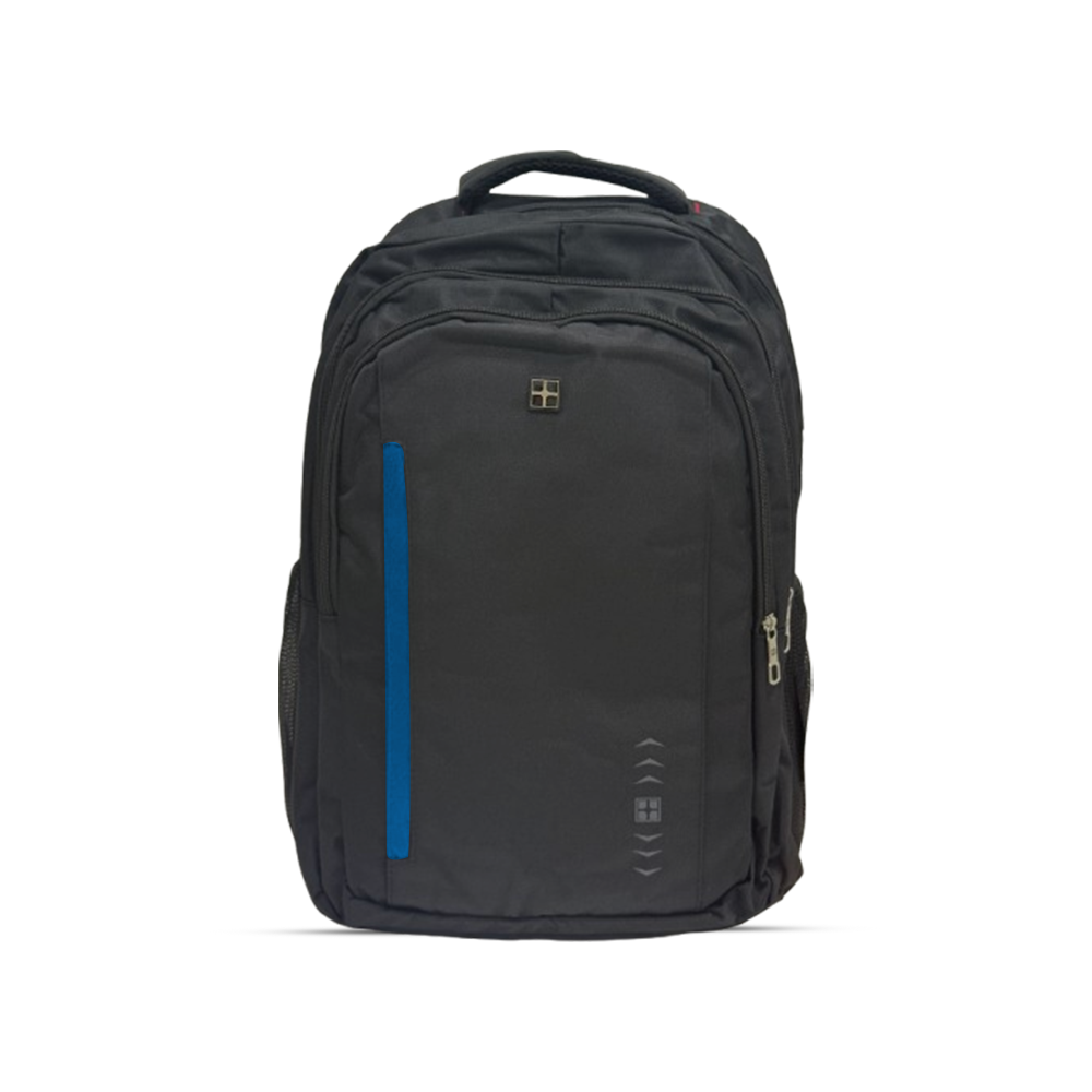 Çantë për Laptop S9001 / B53-88 / 18 Inch /  Polyester / Waterproof / Soft handle / E zezë/Kaltër e qelet - 1
