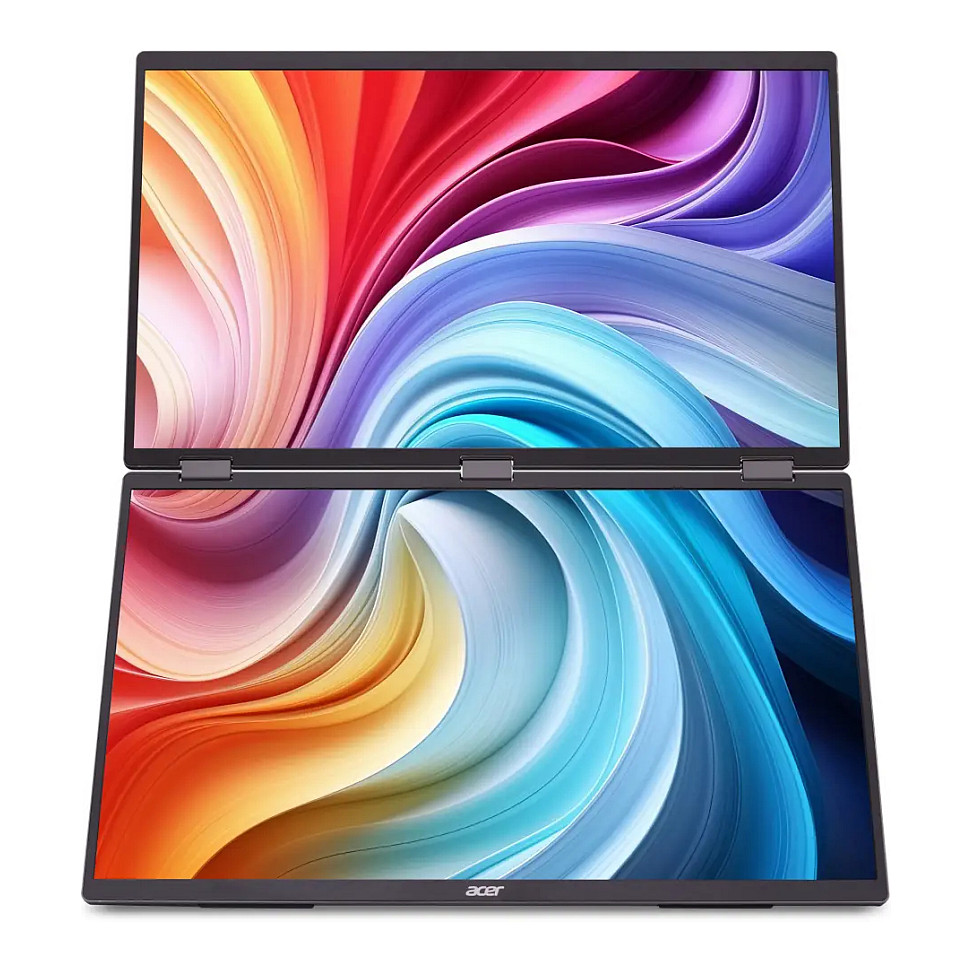 Monitor Acer PD193QEb / 18.5″ / Double FHD IPS LED / 100Hz / 4ms / HDMI + USB-C + USB - Zezë - 4