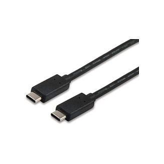 Kabllo Equip USB-C 2.0 & C St/St 1.00m 3A 480Mbps / e zezë - 1