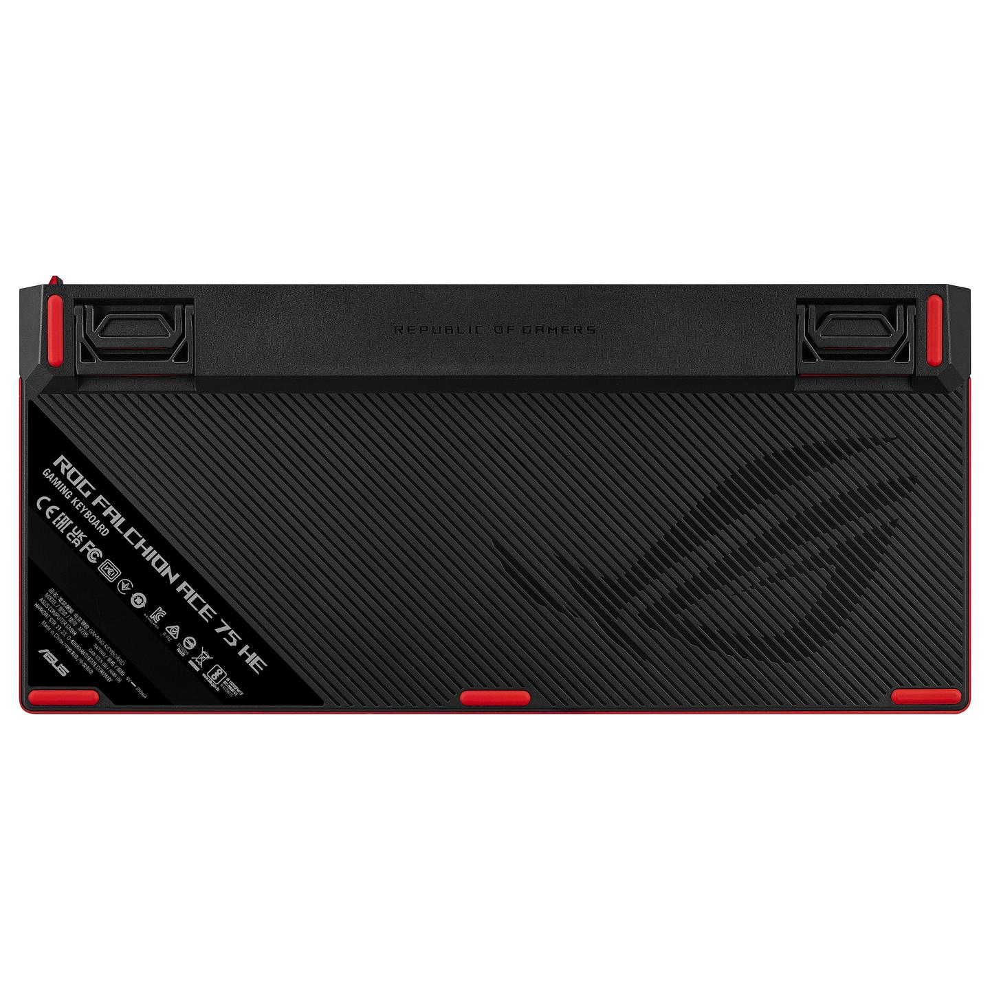 Tastierë Gaming ASUS ROG Falchion Ace 75 HE / Magnetic HFX V2 / 75% / Wired / USB-C / RGB - Kuqe - 4