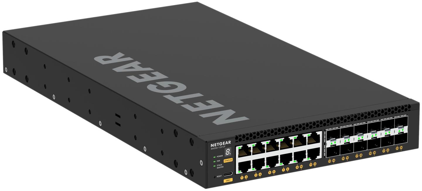 NETGEAR M4350-12X12F 24-Port 10G – 12× Multi-Gig RJ45, 12× SFP+, L3 Managed – Zezë - 3