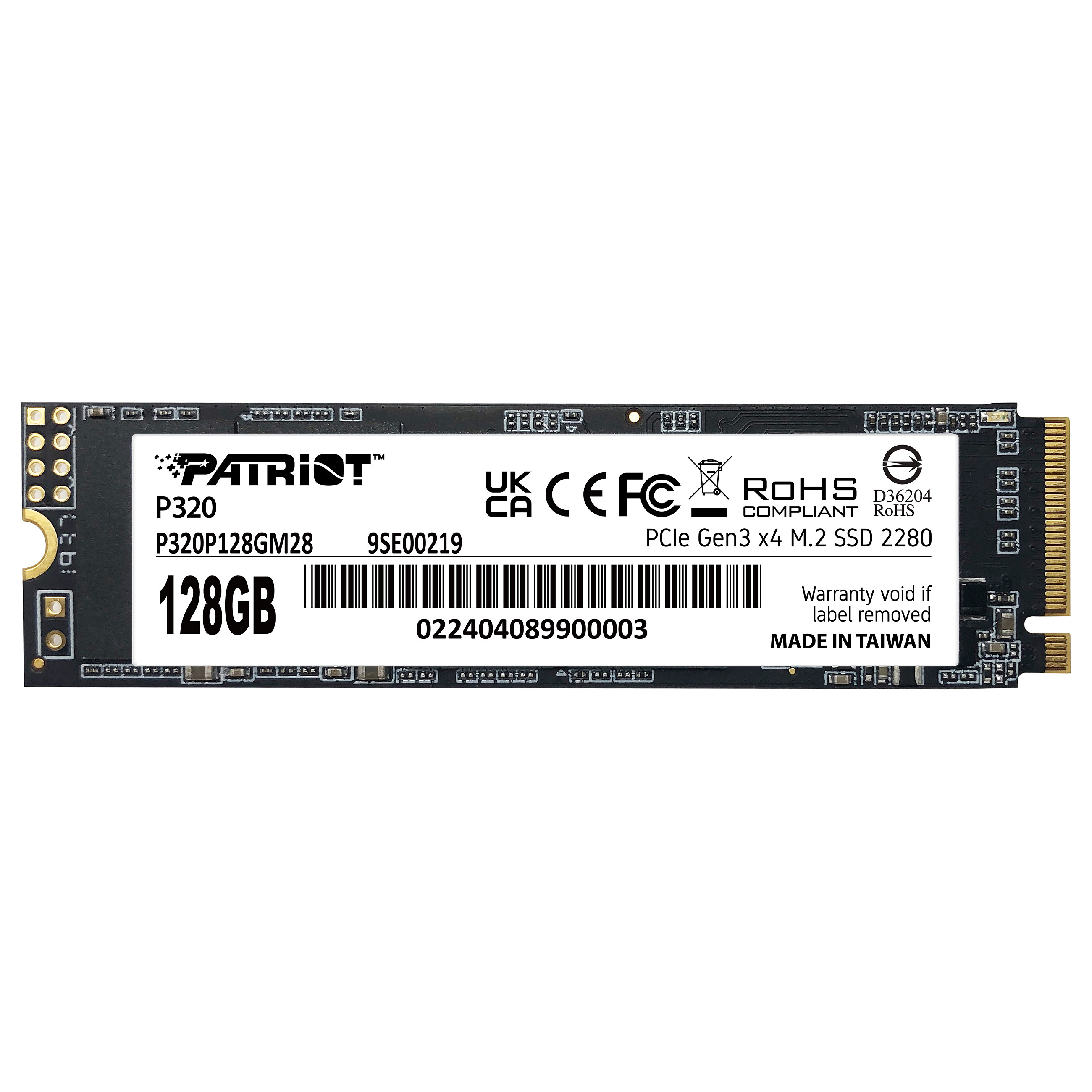 SSD e Brendshme Patriot Memory P320 / 128GB / M.2 - 1