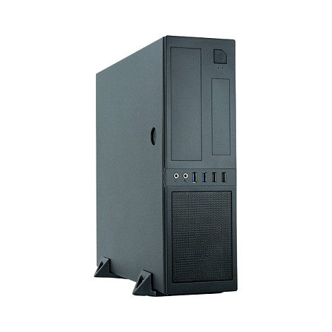 Kasë PC Chieftec CS-12B-300 / Mini Tower / PSU 300W / 1x 80mm Fan - Zezë