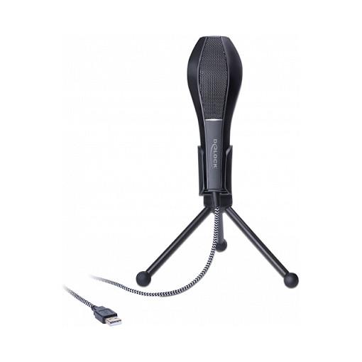 Mikrofon për Konferenca DeLOCK 65939, USB, 50–16.000 Hz – Zezë - 2