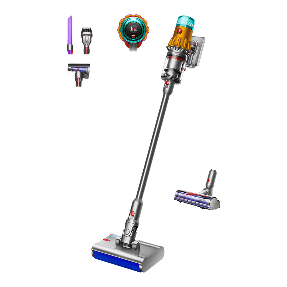 Fshesë me Vakum Dyson V12 Submarine – Nikeli/Verdhë