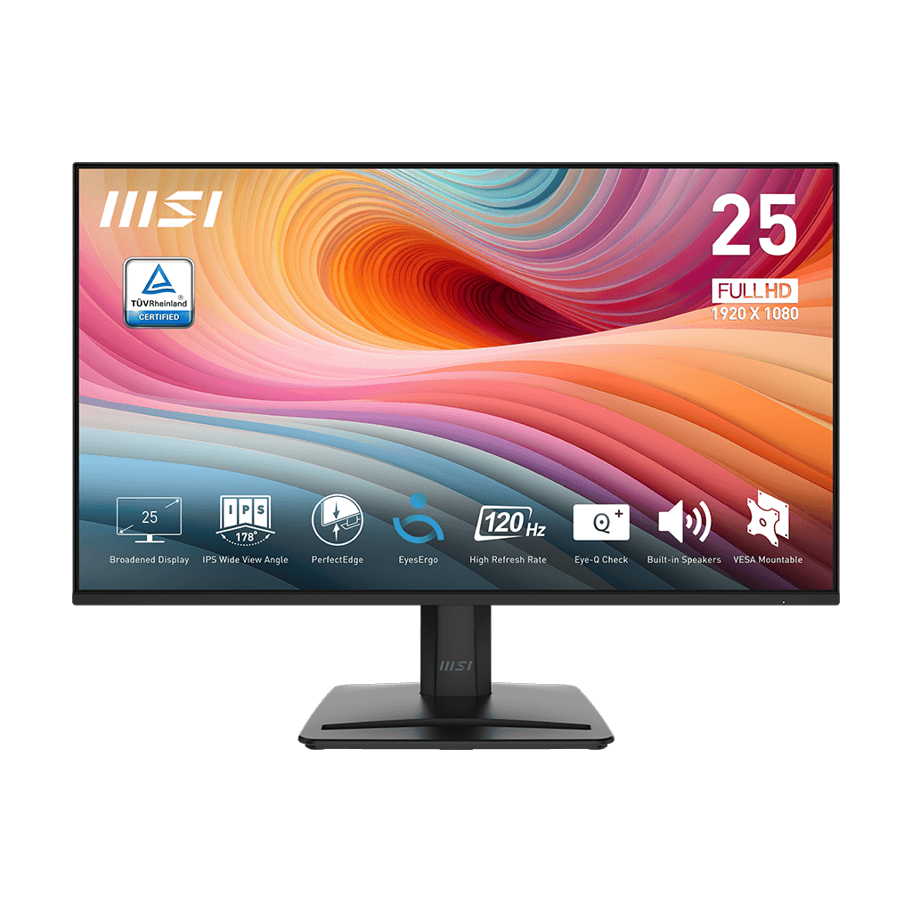 Monitor MSI PRO MP251L E2 / 24.5"/ Full HD IPS / 120Hz / 1ms / HDMI + VGA - Zezë