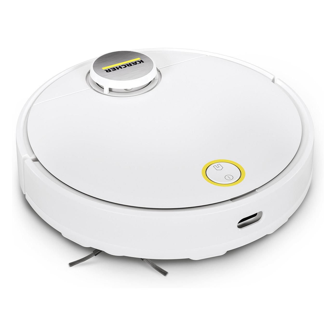 Fshesë Robotike Kärcher RCV 3 / 2500Pa / 3200mAh / LiDAR / 500ml / 300ml / 170ml / 120min / Mop – Bardhë - 2