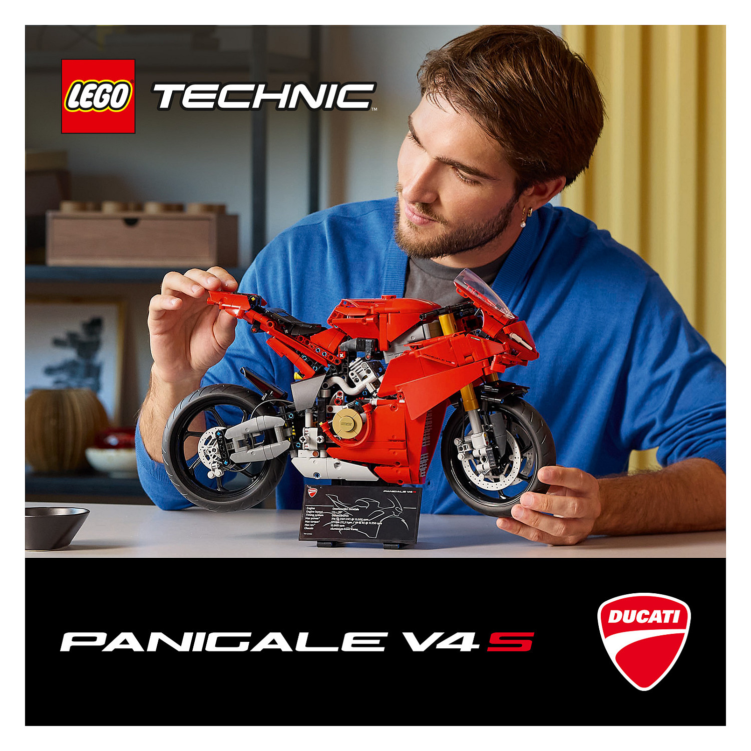 LEGO 42202 Technic Ducati Panigale V4 S Motorcycle - 37