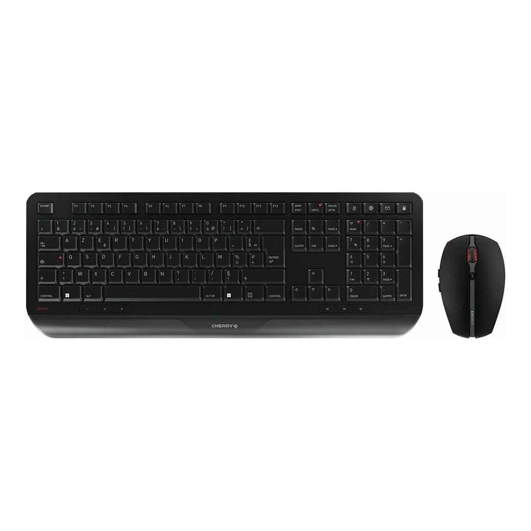 Combo (Tastierë & Maus) Cherry GENTIX Wireless [FR] – Zezë - 1