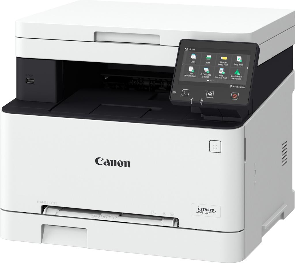 Printer Multifunksional Canon i-SENSYS MF651Cw / me Ngjyra / A4 / 3 në 1 / Wi-Fi - Bardhë - 3