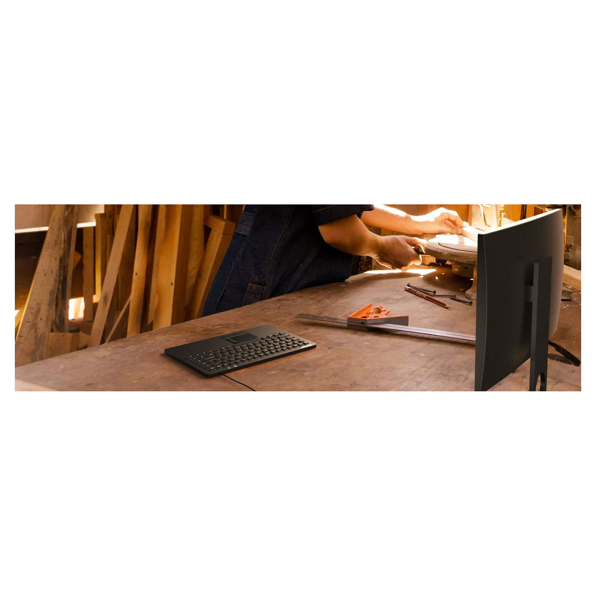 KeySonic KSK-5230IN (UK) IP68 Touchpad + Maus Siliko - 2