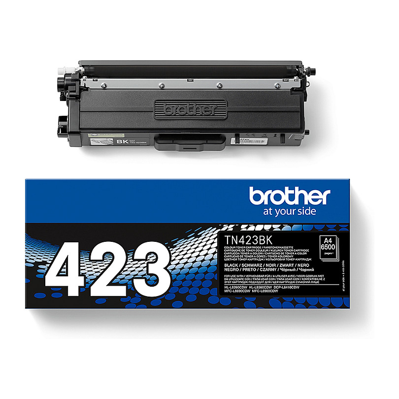 Toner Brother TN-423BK i zi deri në 6.500 faqe sipas ISO 19798 - 2