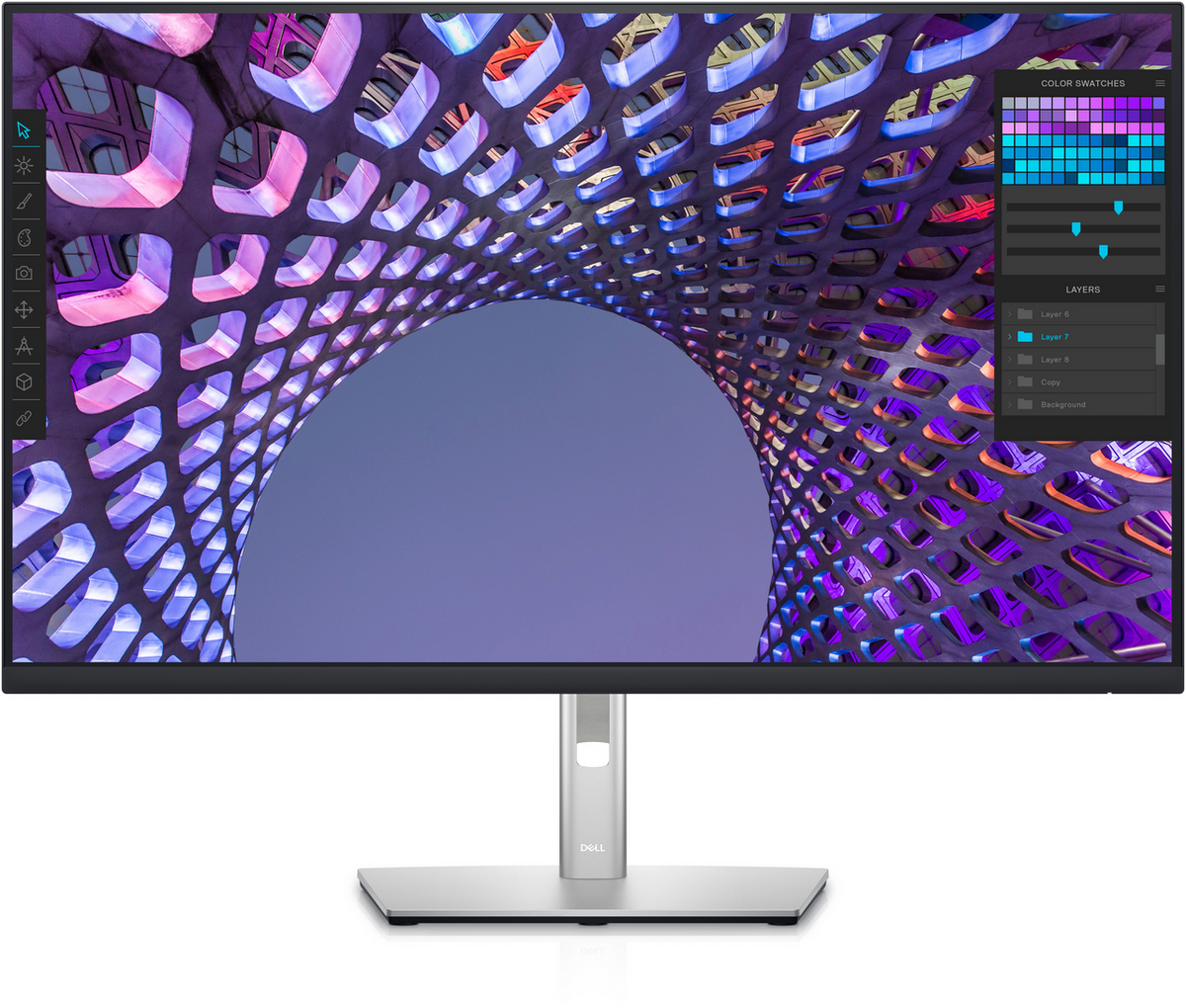 Monitor Dell LED-Skarm P3223QE / 31.5"/ 4K Ultra HD IPS / LED / LCD / 60 Hz / 5ms / HDMI + DisplayPort + USB-C - Zezë - 1