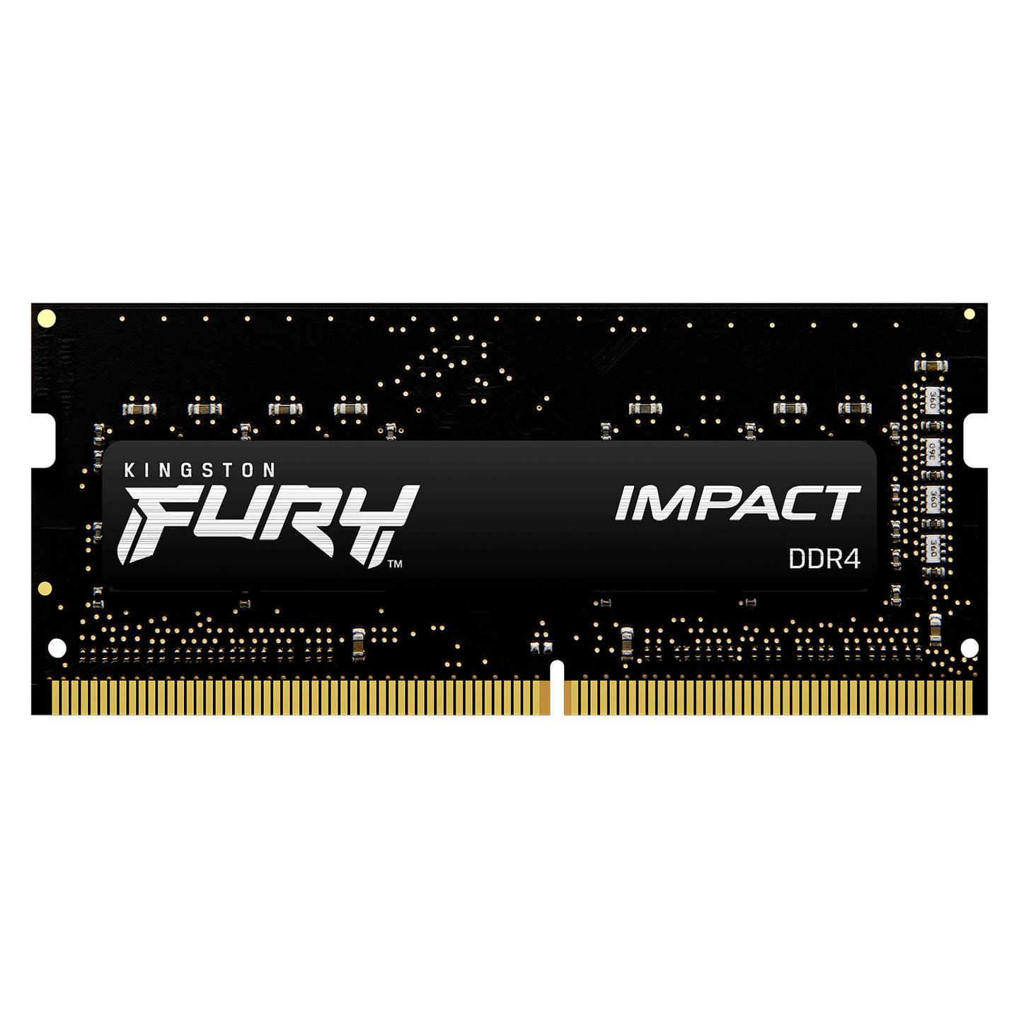 RAM Memorie DDR4 Kingston FURY Impact, 16GB, SO-DIMM, 3200MHz, CL20, 260-pin - Zezë - 2