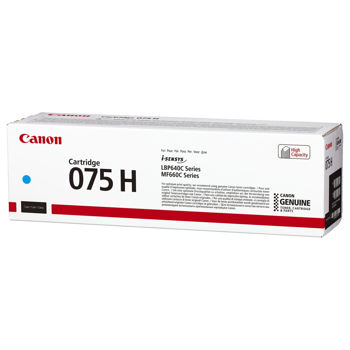 Toner Canon 075H, 2,500 faqe - Blu - 2