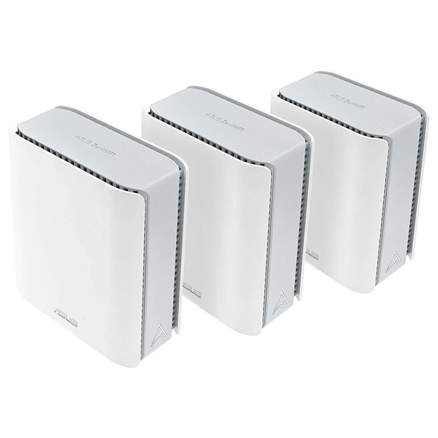 Sistem Mesh ASUS ZenWiFi BT10, Wi-Fi 7 BE18000, Tri-Band, deri në 18000Mbps, 3-Pack - Bardhë - 3