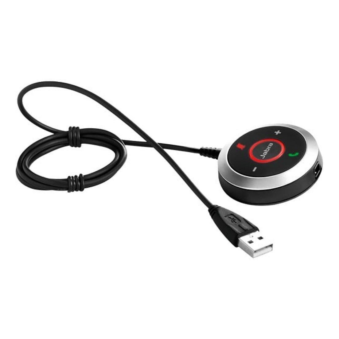 Aksesorë për Kufje Jabra Evolve Link UC, 14208-04, Kontrollues me kabllo, USB-A, për Evolve 40/80 – Zezë/Argjend