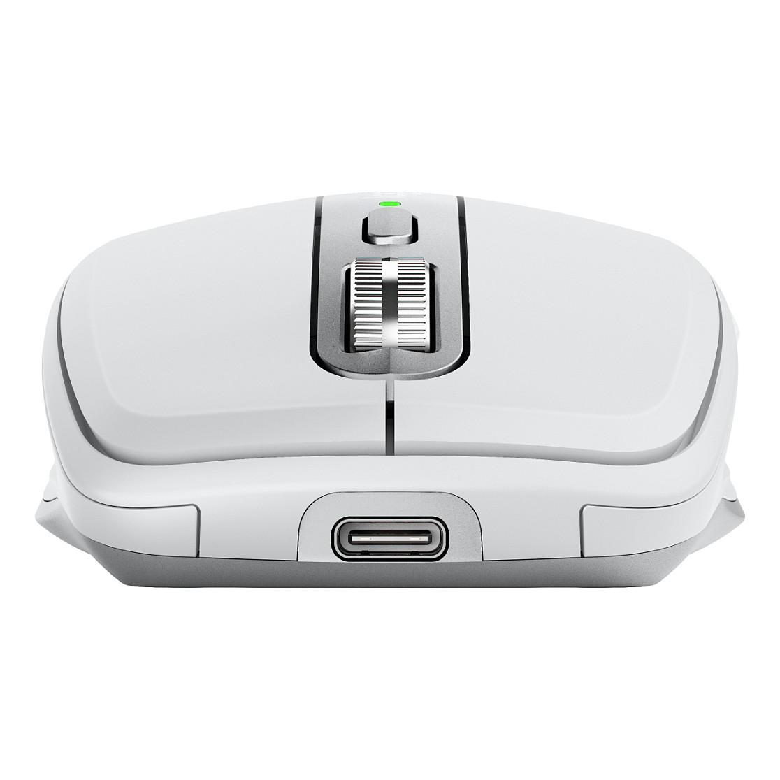 Maus pa kabllo Logitech MX Anywhere 3S for Mac / Darkfield / 8000 DPI / 6 Butona / USB-C - Argjend/Bardhë - 3