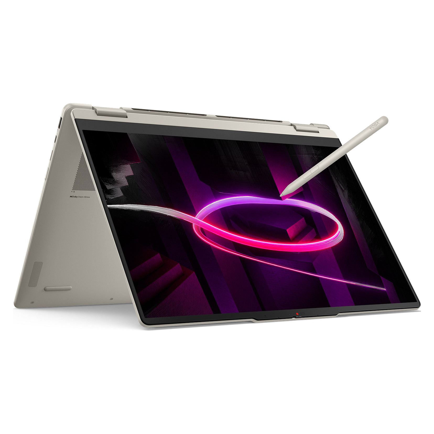 Laptop Lenovo Yoga 7 2in1 / RYZ AI 7 445 / 16GB LPDDR5x / 1TB / 16" 2.8K OLED Touch 120Hz / AMD Radeon 840M / DE  - Argjend - 5