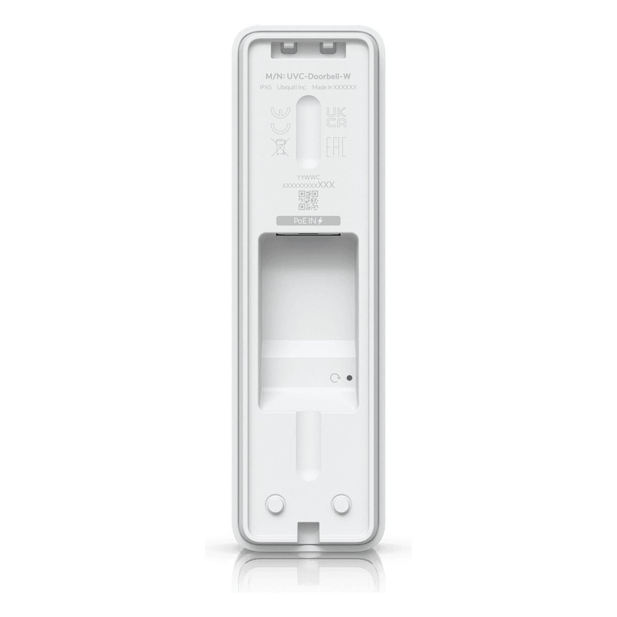 Ubiquiti UniFi Doorbell Lite UVC-Doorbell-Lite-W Video Doorbell / Kamerë IP 5MP / PoE / Two-Way Audio / AI Detection / UniFi Protect – Bardhë - 5