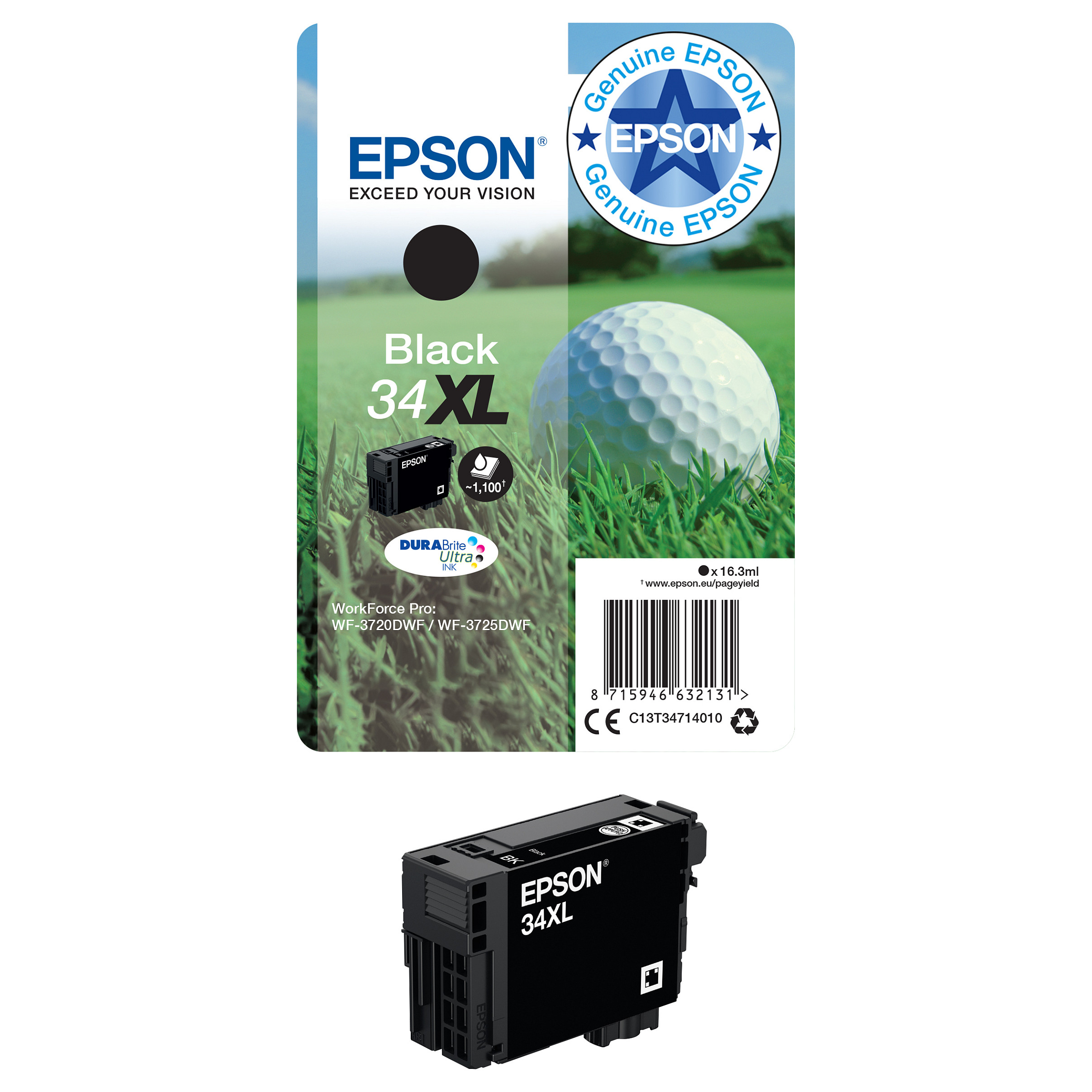 INK Epson 34XL C13T34714010 Ink Cartridge – Zezë - 2