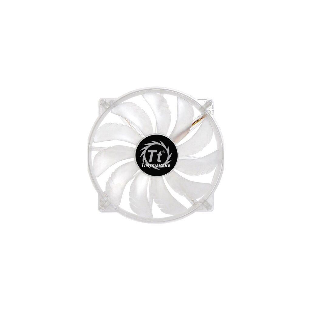 Ftohës për Kasë Thermaltake Pure 20 LED / 200mm / LED Blu / 800 RPM / 3-Pin – Bardhë