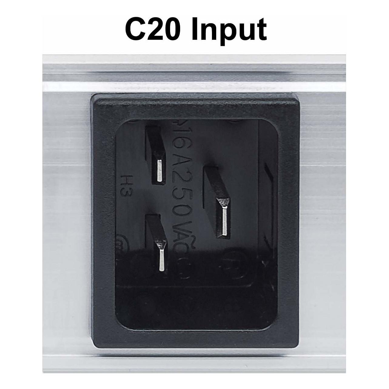 PDU Inteligjente Intellinet 163682 / 19" / 1U / 8x C13 / C20 / 90-240 V / 20 A - Zezë - 6
