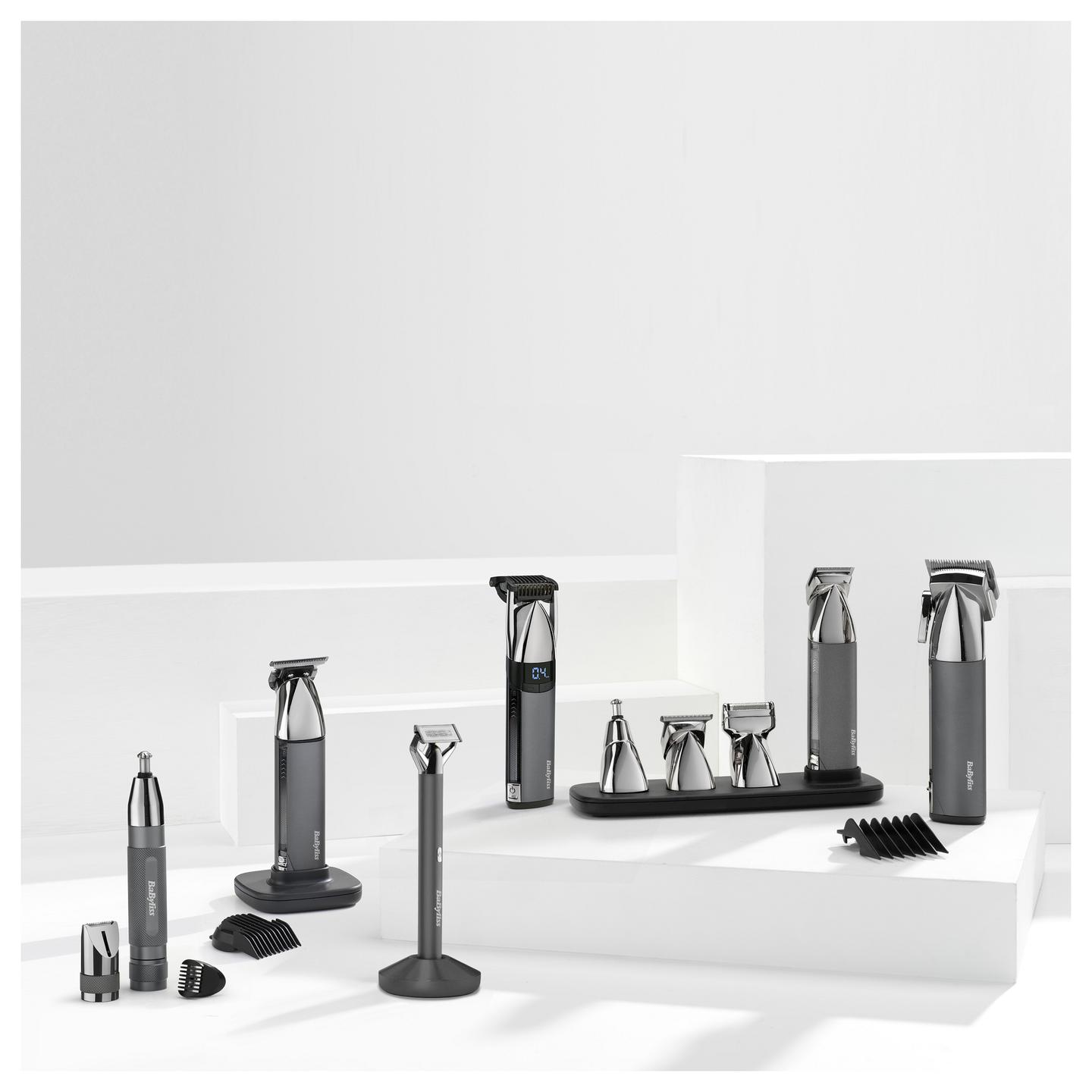 Makinë e rrojës dhe trimer BaByliss X-Blade OT996E / Japanese Steel / 0.2 mm / Wet & Dry / USB-C / 45 Min – Argjend - 10