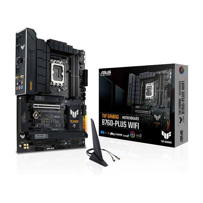 Pllakë Amë MB Intel ASUS TUF Gaming B760-PLUS WIFI / Intel Socket 1700 / DDR5 / ATX / HDMI+DP - 8