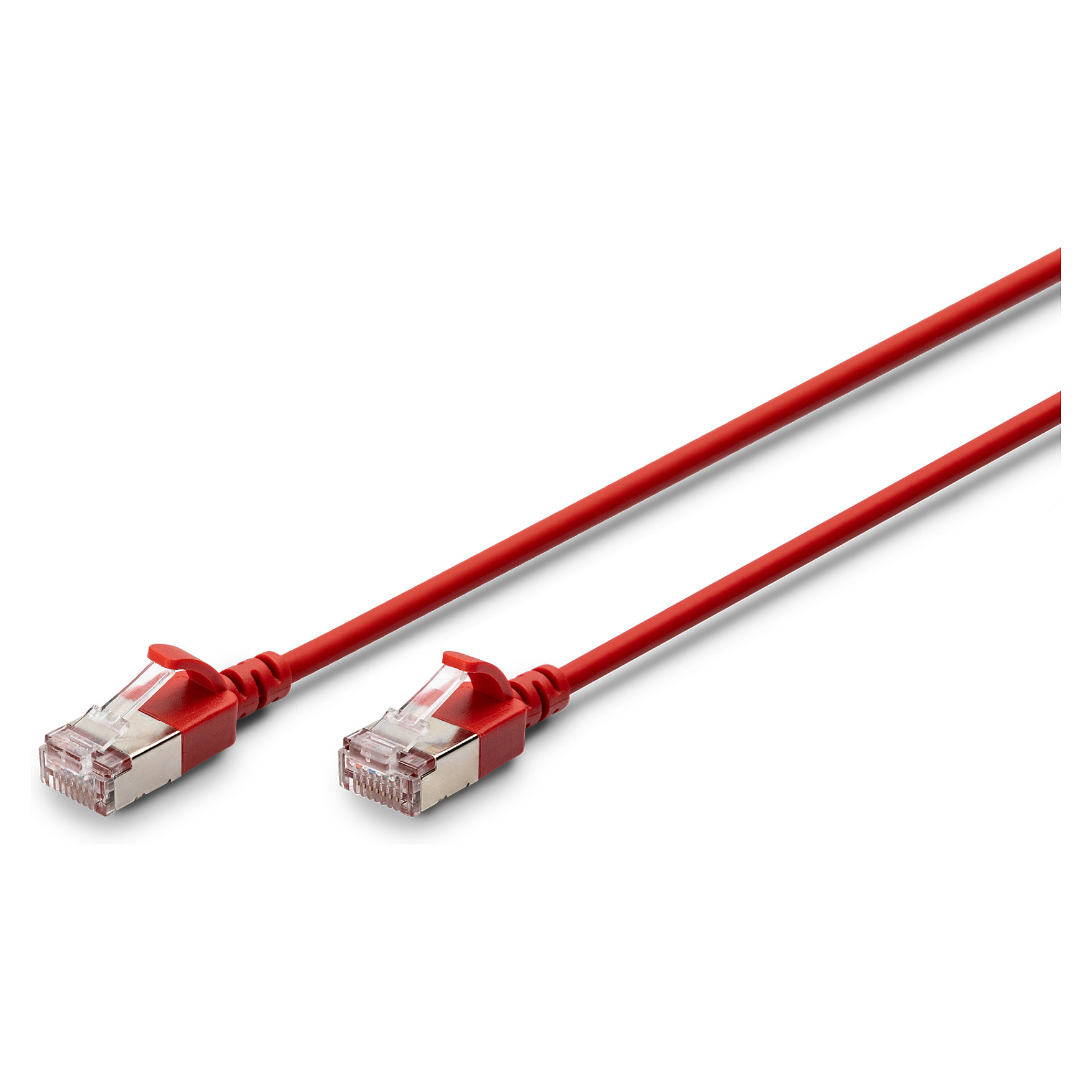 Kabllo rrjeti DIGITUS Cat6A F/FTP Slim Patch Cable / 5m - Kuqe - 1