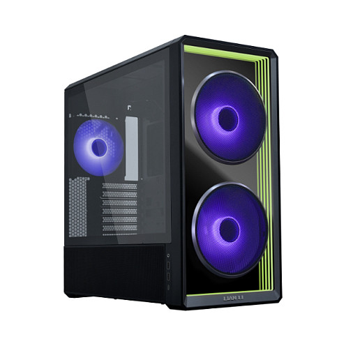 Kasë PC Lian Li LANCOOL 217 INF / Midi Tower / E-ATX / 2x 170mm + 1x 140mm ARGB Fan / Tempered Glass - Zezë - 1