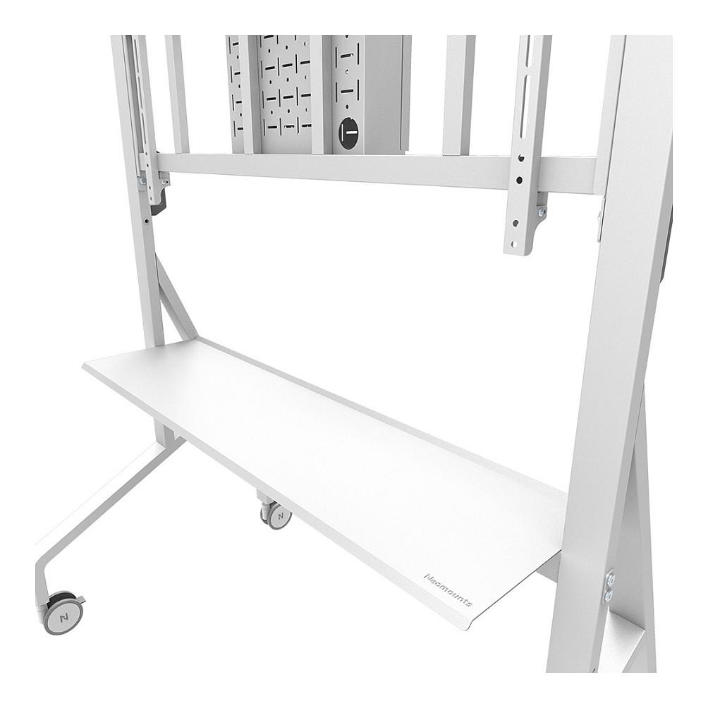 Mbajtëse për TV Neomounts FL50-575WH1 / 65–115" / deri 125kg / VESA 100x100–1100x600 / Lartësi e Rregullueshme / Me Rrota - Bardhë - 10