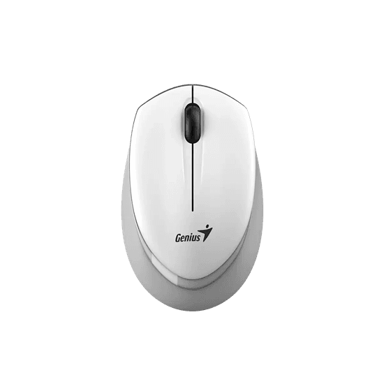 Maus pa kabllo Genius NX-7009 / 2.4GHz / 1200 DPI / 3 Butona – Bardhë/Hiri