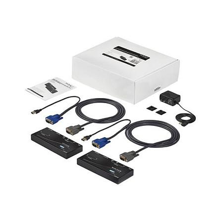 Extender KVM StarTech.com SV565UTPUEU, VGA, USB, Cat.5/6, deri në 150m, TAA - Zezë - 6