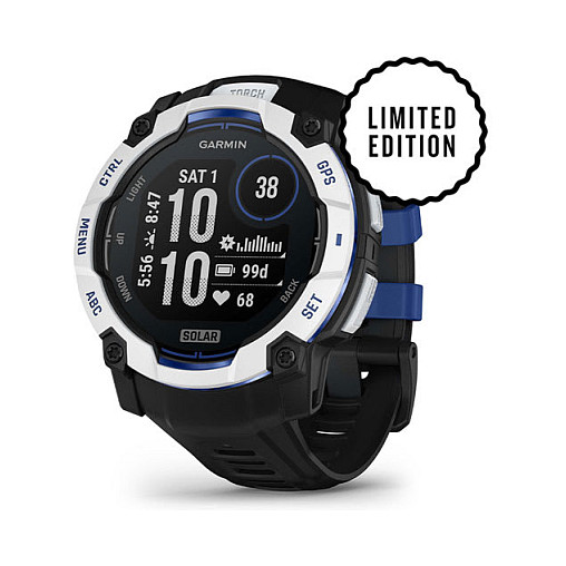 Orë e mençur Garmin Instinct 3 Solar GPS / 50mm - Zezë/Blu - 19