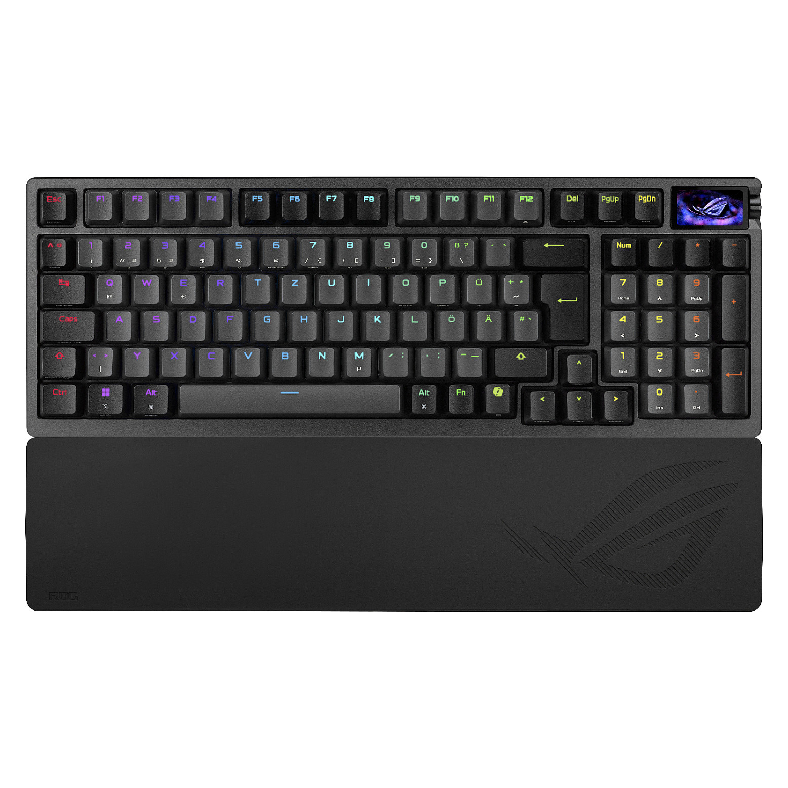 Tastierë Gaming ASUS ROG Azoth 96 HE Wireless / QWERTZ - Zezë - 1