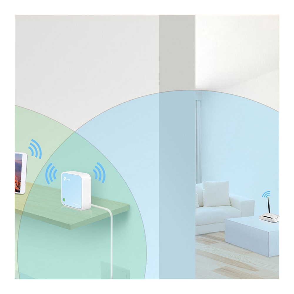 Ruter TP-LINK WR802N / N300 Nano Pocket Wi-Fi - 5