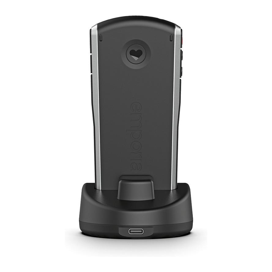 Telefon i thjeshtë Emporia SIMPLICITY / 2" / 2G / Bluetooth / FM – Zezë/Argjend - 5