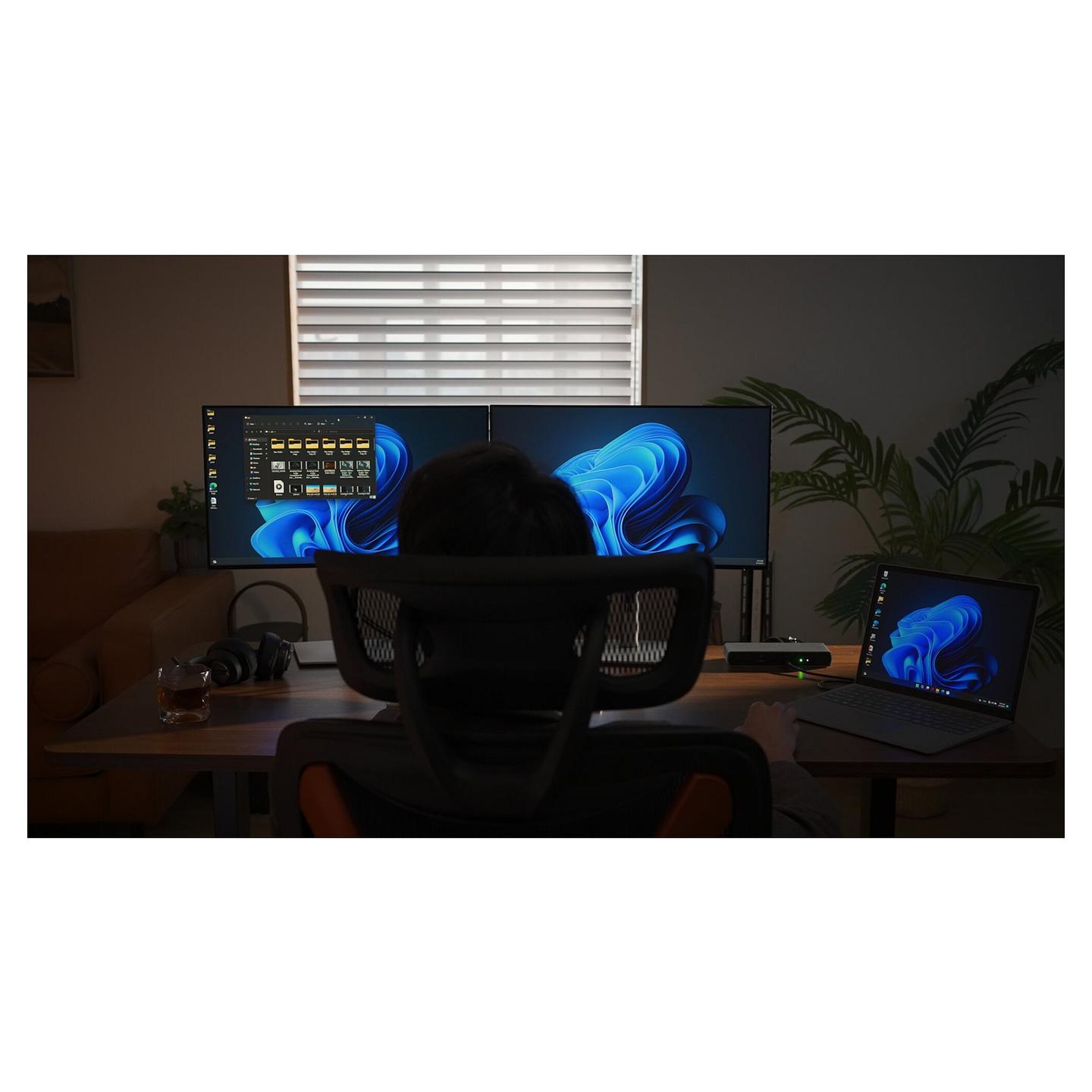 Kufje pa kabllo Kensington H3000 / Bluetooth 5.2 / Over-Ear / 40mm / Mikrofon / Noise Cancelling - Zezë - 66