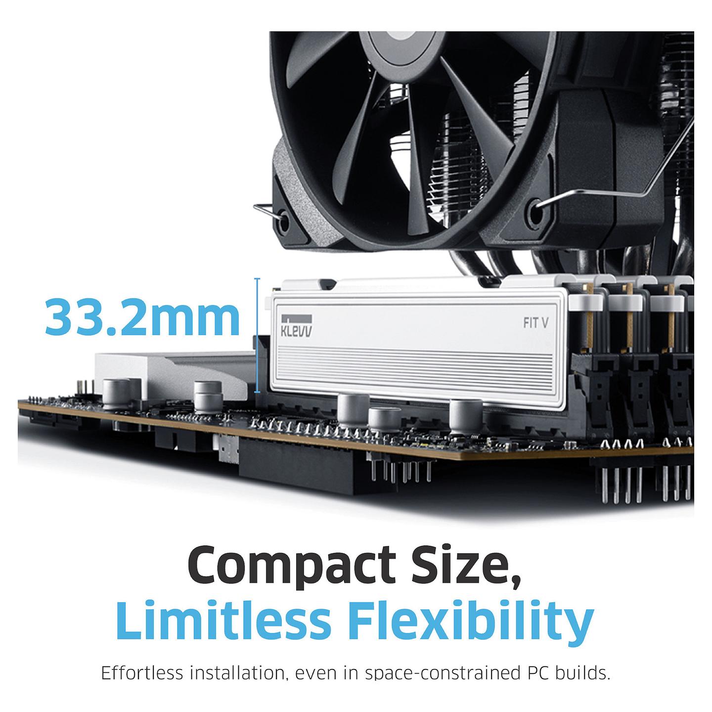 RAM Memorie DDR5 KLEVV FIT V, 32GB (2x16GB), DIMM, 6000MHz, CL28, 288-pin - Zezë - 5