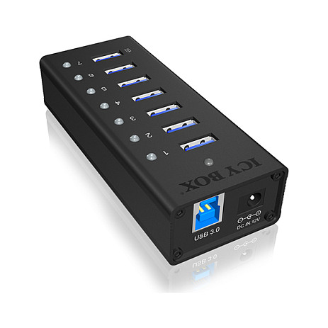 HUB USB 3.0 / 7‑Port / ICY BOX / for Drives – Zezë - 1