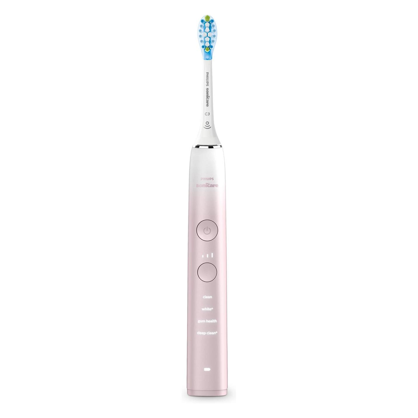 Furçë Dhëmbësh Elektrike Philips Sonicare DiamondClean 9000, Bluetooth, 4 Programe Pastrimi – Rozë , Bardhë - 2