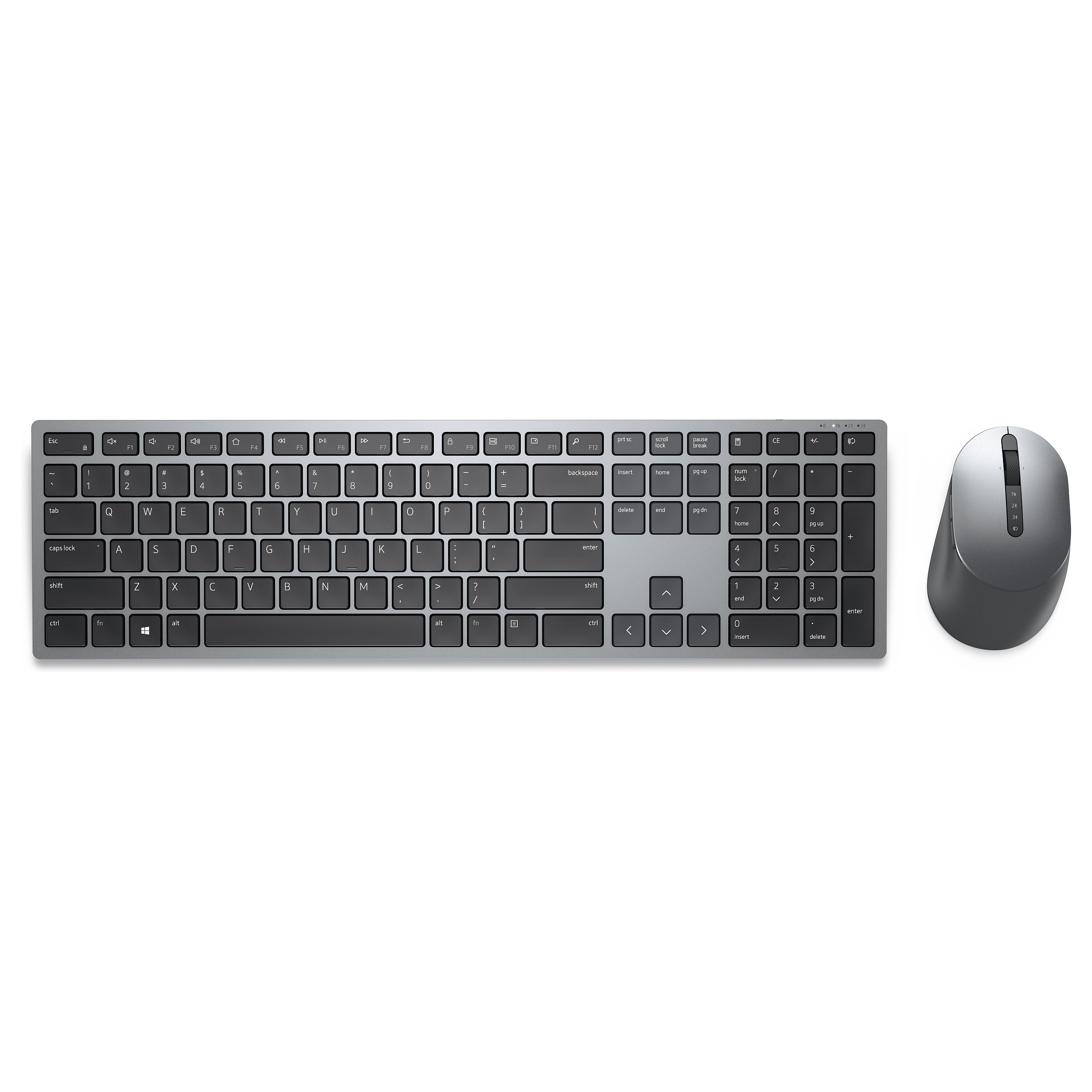 Combo (Tastierë & Maus) Dell KM7321W - Argjend - 1