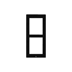 Aksesor për Intercom 2N IP Verso 9155022B, kornizë për montim sipërfaqësor, 2 module - Zezë