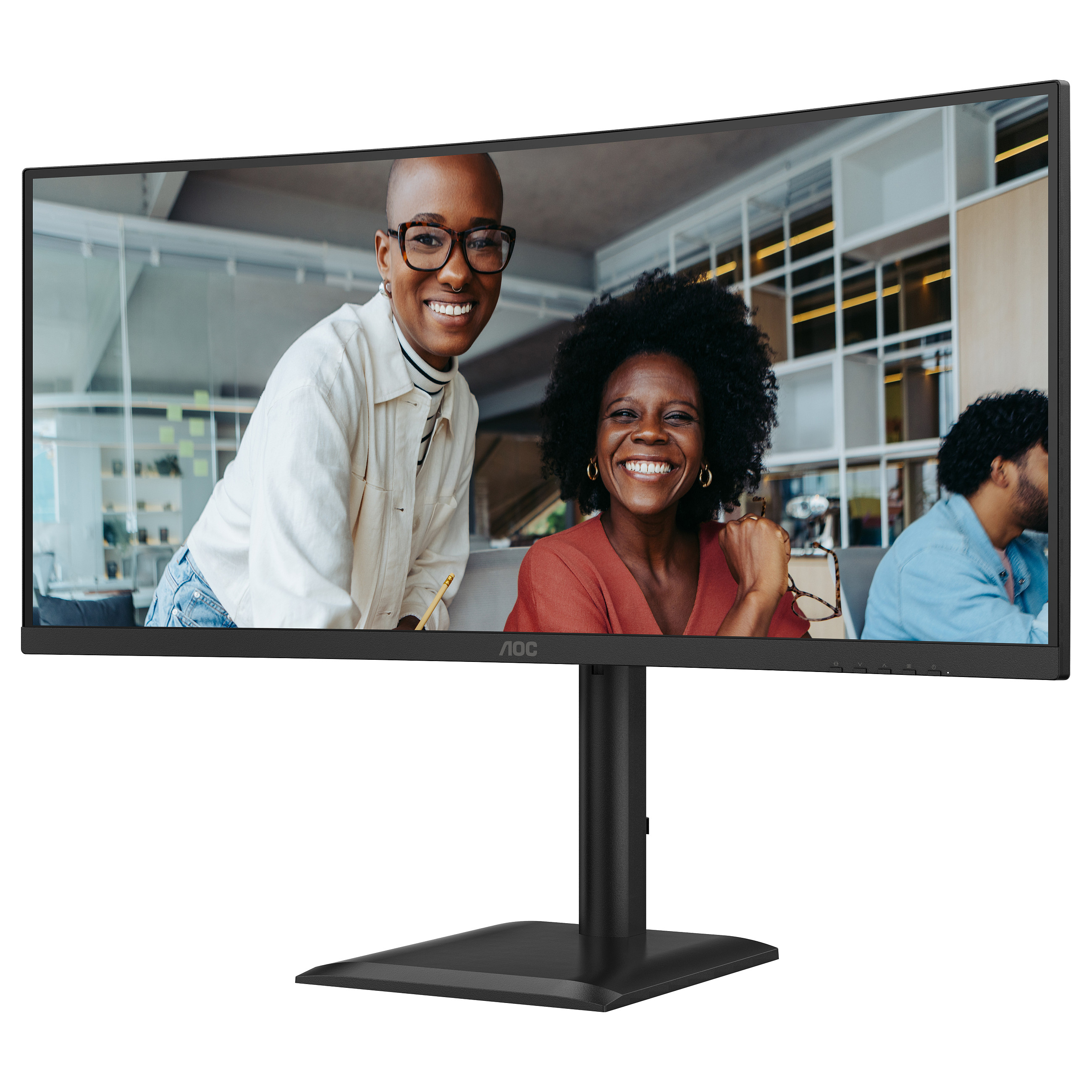 Monitor AOC CU34E4CV / 34" / UltraWide Quad HD VA LCD / 120 Hz / 4ms / USB + USB-C + HDMI + DP / Curved - Zezë - 6